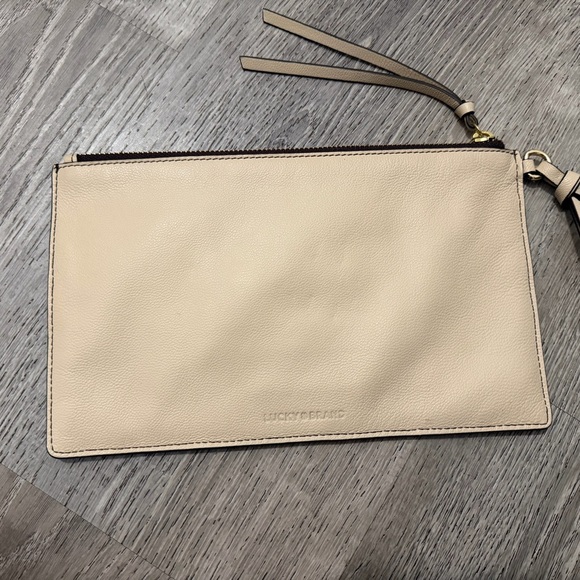 Lucky Brand Tri-Color Leather Wristlet - Picture 2 of 4